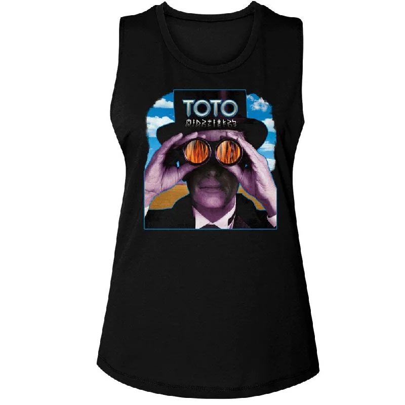 Women Exclusive TOTO Muscle Tank, Mindfields rhinestone tank top