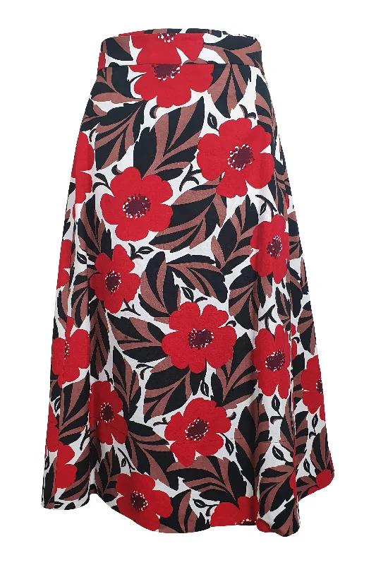 KATE SPADE Cotton Floral Print Desert Muse A Line Skirt (US 6 | UK 10) spandex blend skirt KATE SPADE Cotton Floral Print Desert Muse A Line Skirt (US 6 | UK 10) spandex blend skirt