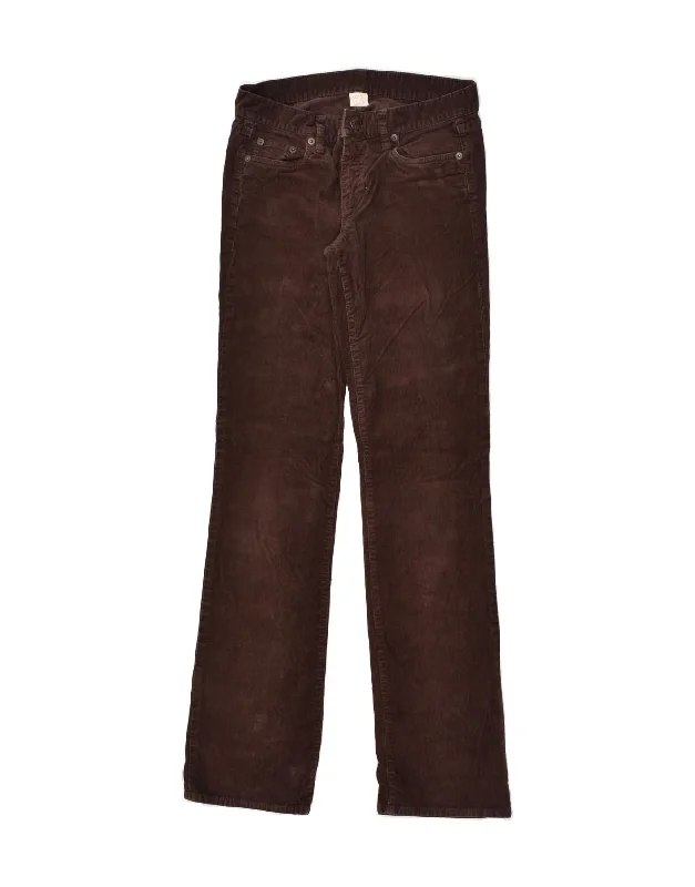 J. CREW Womens Bootcut Corduroy Trousers W26 L32 Brown Cotton Trousers Business Professional J. CREW Womens Bootcut Corduroy Trousers W26 L32 Brown Cotton Trousers Business Professional