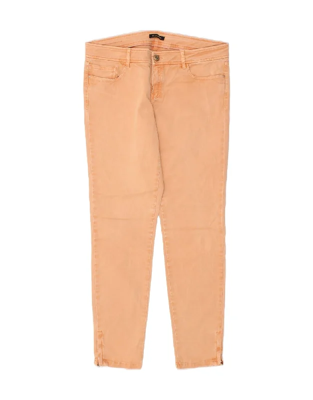 MASSIMO DUTTI Womens Skinny Casual Trousers EU 42 Large W32 L28 Yellow Trousers Fall Fleece MASSIMO DUTTI Womens Skinny Casual Trousers EU 42 Large W32 L28 Yellow Trousers Fall Fleece