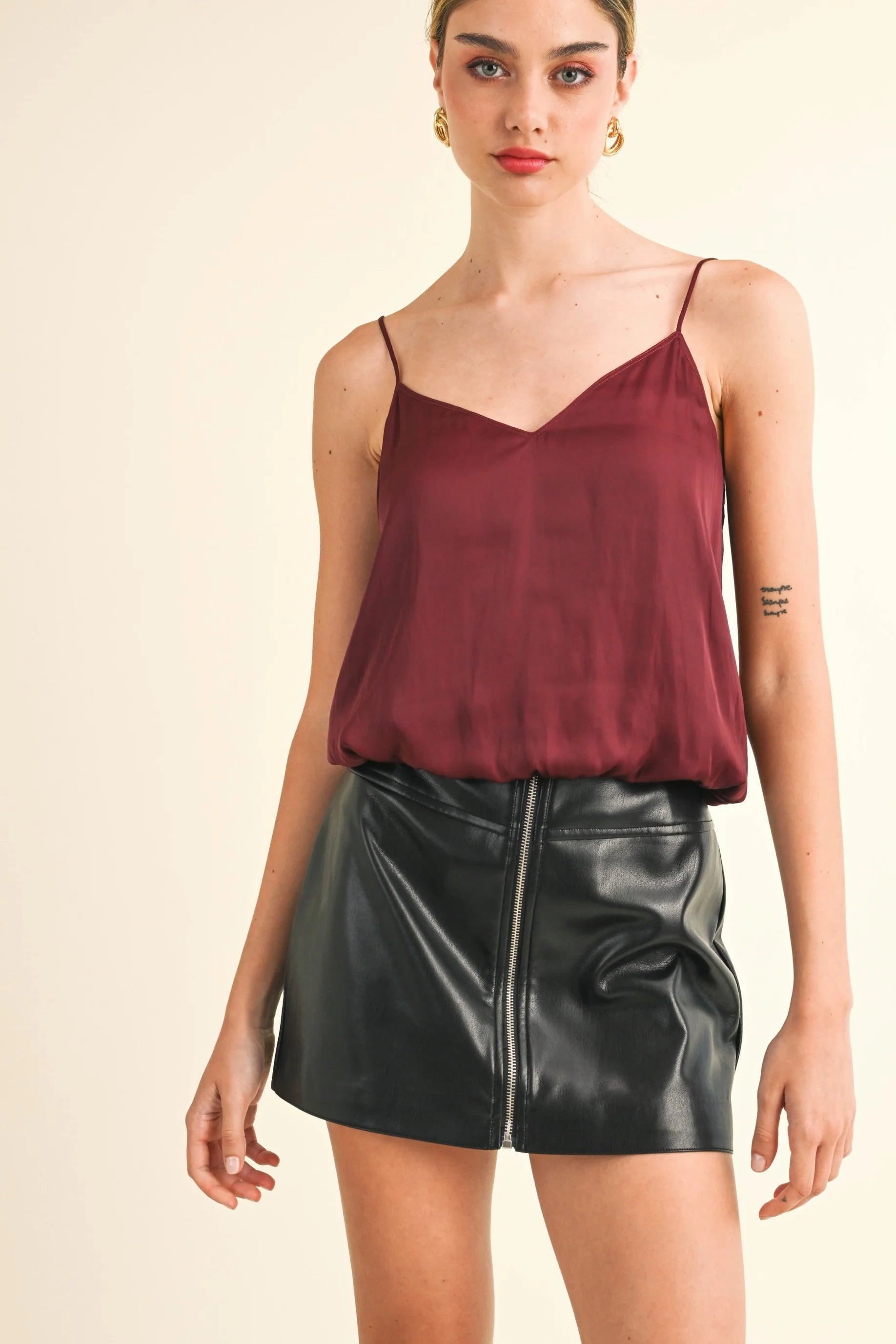 Amore Love Tank peach tank top