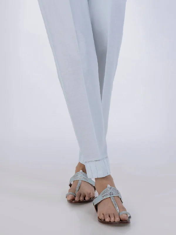 Sky Blue Dyed Trousers - AL-T-740 Trousers Tapered Slim Fit