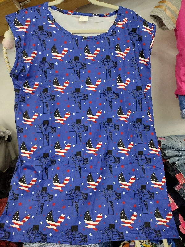 Mens Religious Cross Tank relaxed fit tank