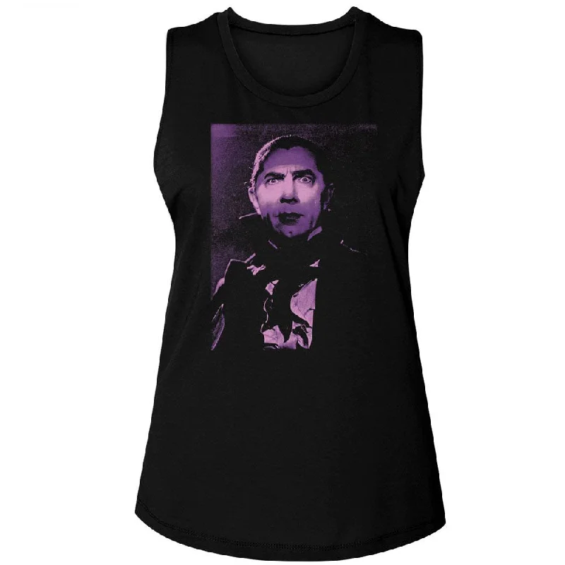 BELA LUGOSI Tank Top, Intense Face high neck tank