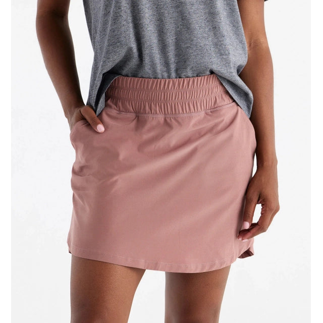 Women's Pull-On Breeze Skirt leather skirt refined