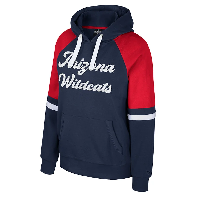 NCAA Arizona Wildcats Women's Colosseum Fairfax Oversized Pullover Hoodie Hoodie with Relaxed Fit Easy Casual NCAA Arizona Wildcats Women's Colosseum Fairfax Oversized Pullover Hoodie Hoodie with Relaxed Fit Easy Casual