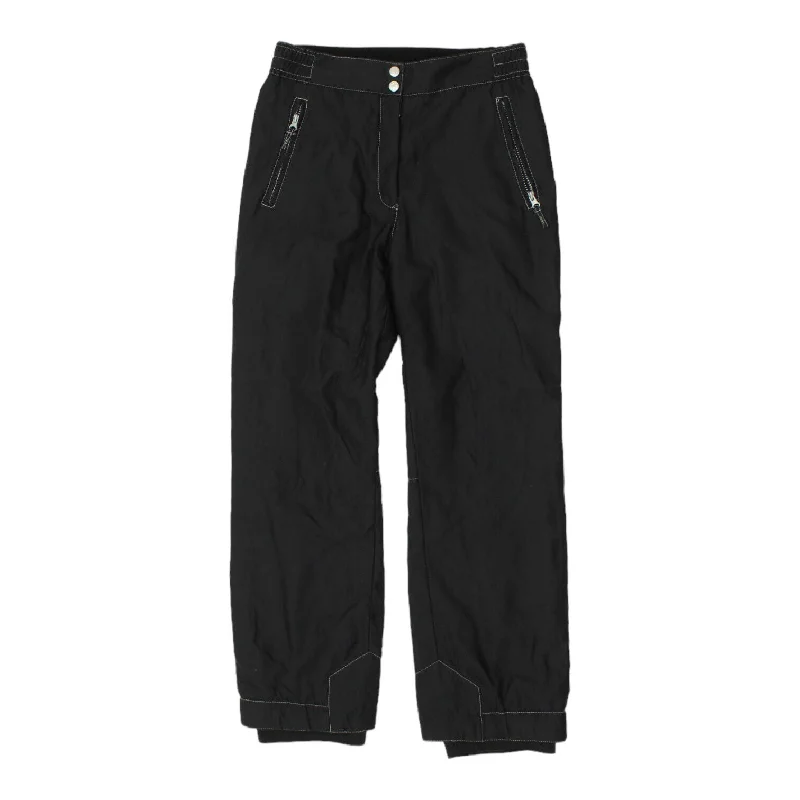 Colmar Womens Black Snowboard Trousers | Vintage Skiing Winter Sports Snow Pants Trousers Culottes Wide Leg Colmar Womens Black Snowboard Trousers | Vintage Skiing Winter Sports Snow Pants Trousers Culottes Wide Leg