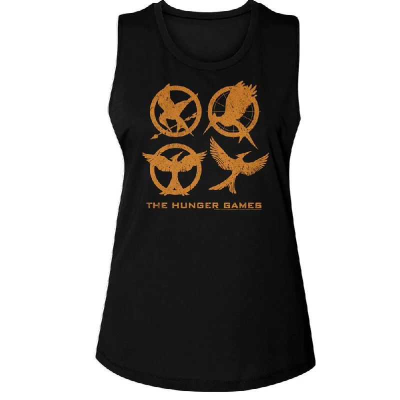HUNGER GAMES Tank Top, Emblems athletic tank top