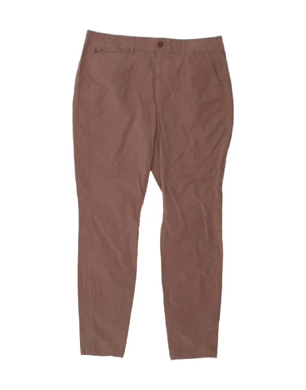 EDDIE BAUER Womens Slim Chino Trousers US 14 XL W34 L31 Brown Cotton Trousers Bootcut Casual EDDIE BAUER Womens Slim Chino Trousers US 14 XL W34 L31 Brown Cotton Trousers Bootcut Casual