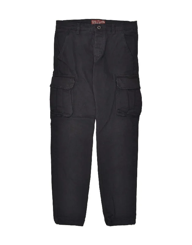 OVS Womens Slim Cargo Trousers IT 46 Large W32 L29 Black Cotton Trousers Prom Sequined OVS Womens Slim Cargo Trousers IT 46 Large W32 L29 Black Cotton Trousers Prom Sequined