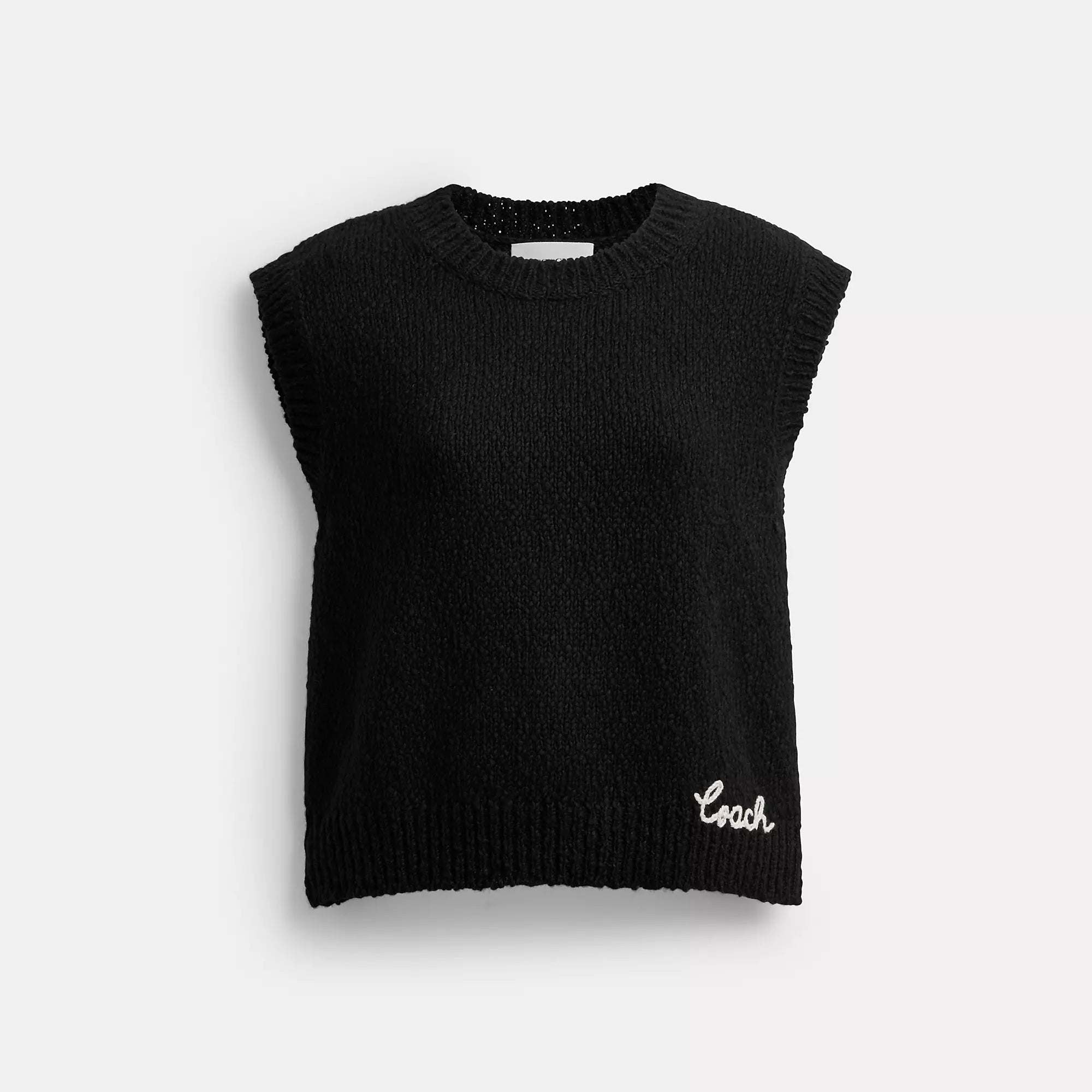 Coach Outlet Crewneck Sweater Vest Casual Formal Business