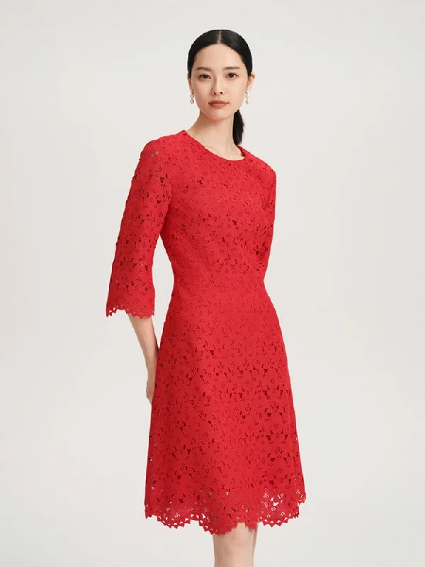 YAYING Embroidered Dress