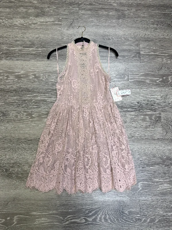 Free People Lace High Neck Dress - size 2