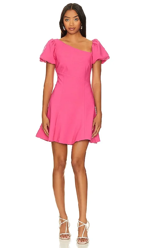 LIKELY Andrea Dress in Fuchsia