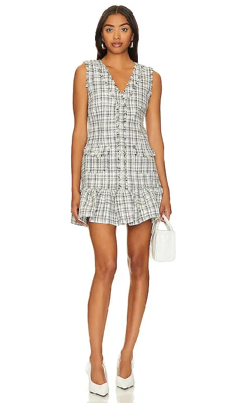 LIKELY Franco Dress in Grey
