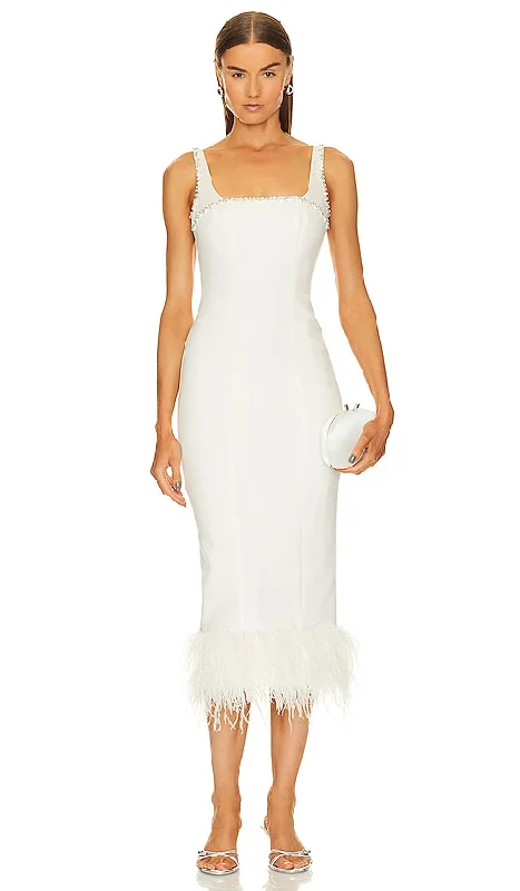 LIKELY Georgie Dress in White