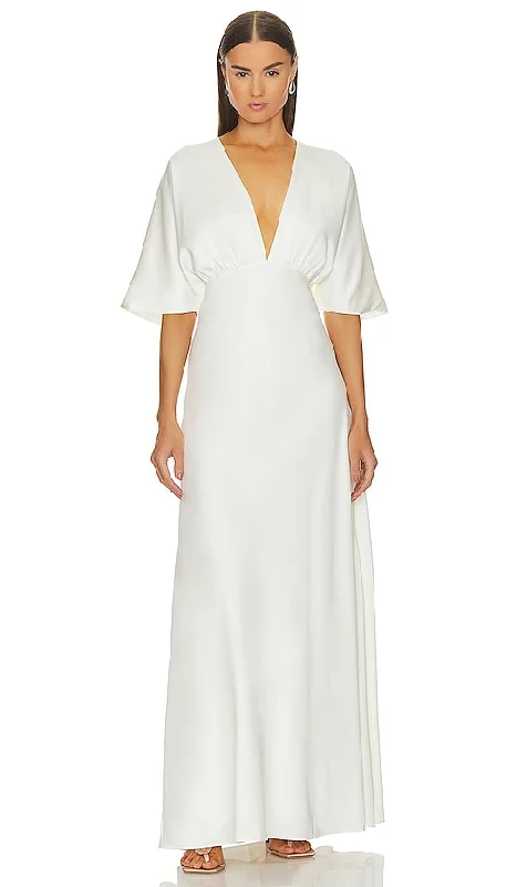 Lovers and Friends Camille Gown in White