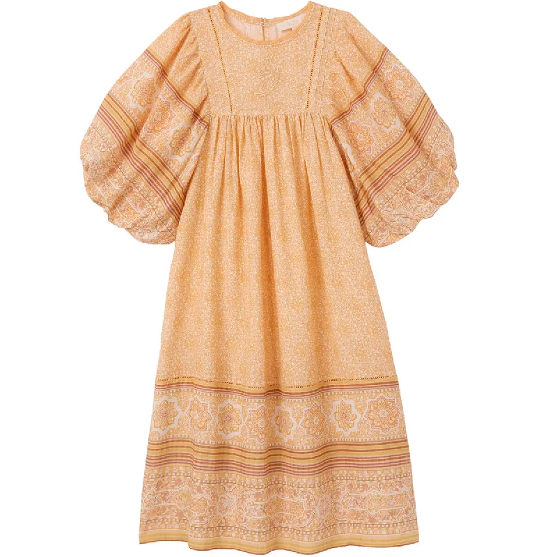 Meadow Dress in Tuscan Peach by Faune