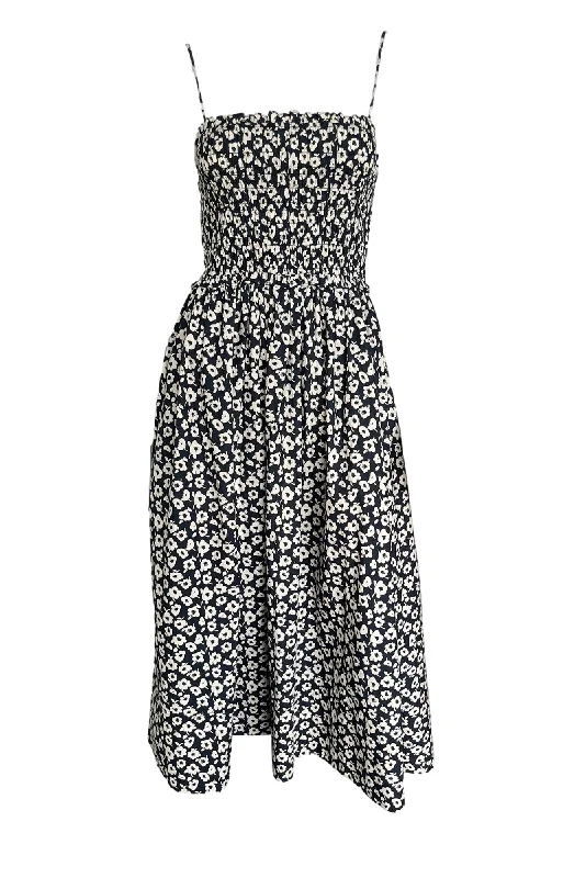 Porta Smocked Spaghetti Dress