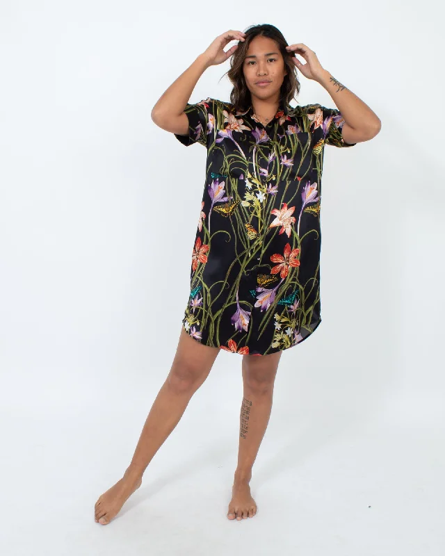 Printed Silk Dress