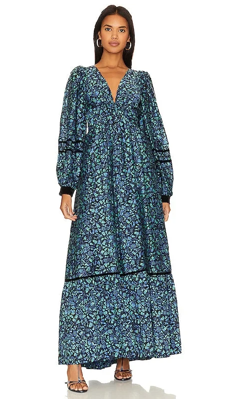 Sabina Musayev Lorain Dress in Blue