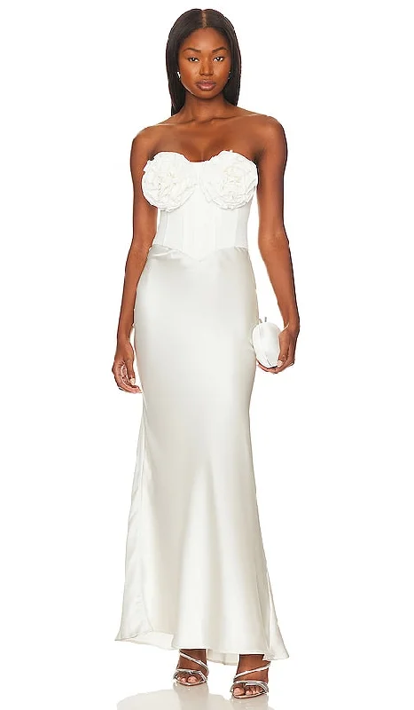 Stone Cold Fox x REVOLVE Valeria Dress in Ivory
