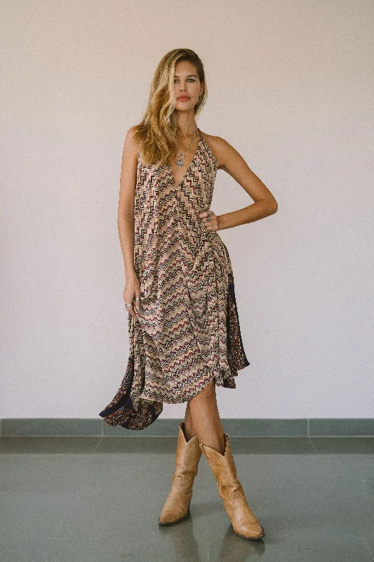 Sun Child Classic Silk Dress - Zali