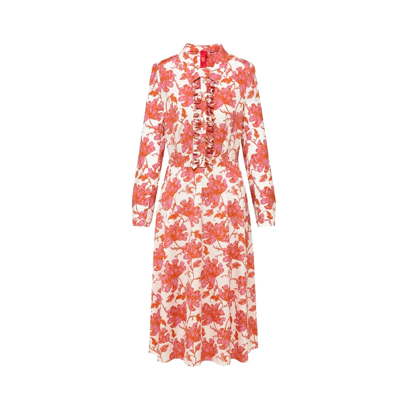 YAYING Silk Printed Dress