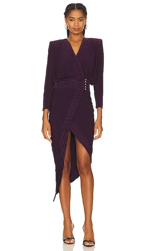Zhivago I'm Her Man Dress in Purple