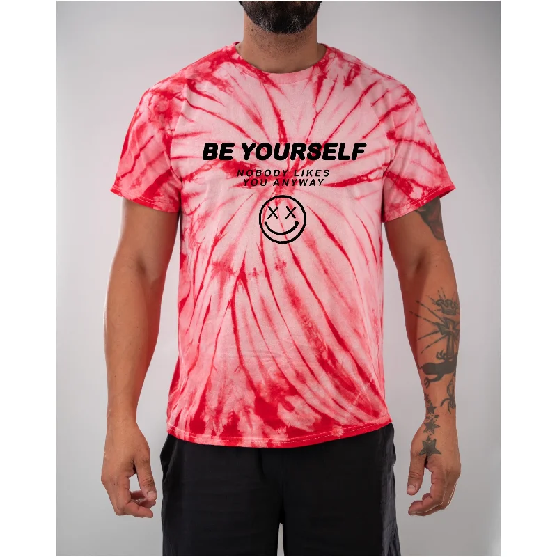 Salty Savage Unisex "Be Yourself, Nobody Likes You Anyway" Tee Welt Pockets Slit Pockets Salty Savage Unisex "Be Yourself, Nobody Likes You Anyway" Tee Welt Pockets Slit Pockets