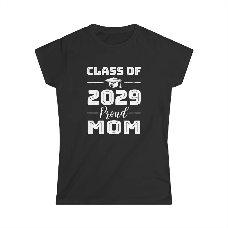 Class of 2029 Senior 2029 Graduation Vintage School Mom 2029 Shirts for Women Striped Floral Plaid Class of 2029 Senior 2029 Graduation Vintage School Mom 2029 Shirts for Women Striped Floral Plaid