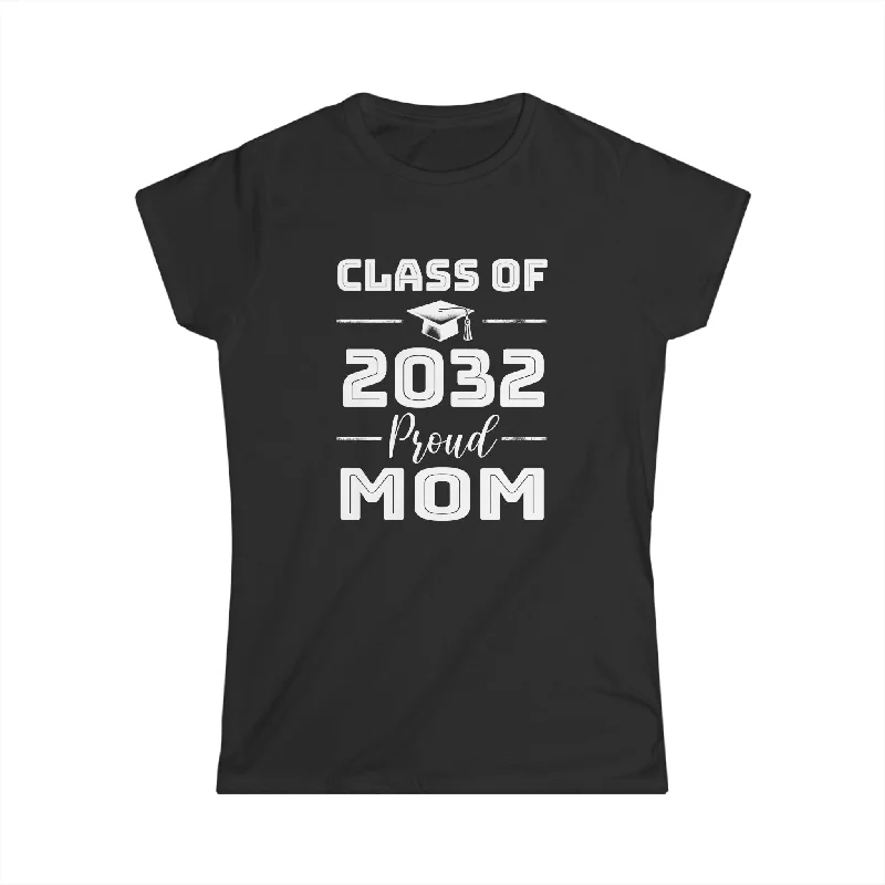 Class of 2032 Senior 2032 Graduation Vintage School Mom 2032 Womens T Shirts Zippered Front Buttoned Front Snap Front Class of 2032 Senior 2032 Graduation Vintage School Mom 2032 Womens T Shirts Zippered Front Buttoned Front Snap Front