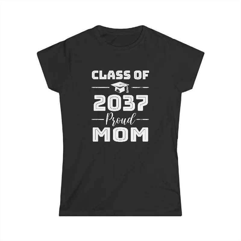 Class of 2037 Senior 2037 Graduation Vintage School Mom 2037 Womens Shirts V-Neck T-Shirt Long Sleeve Cotton Class of 2037 Senior 2037 Graduation Vintage School Mom 2037 Womens Shirts V-Neck T-Shirt Long Sleeve Cotton
