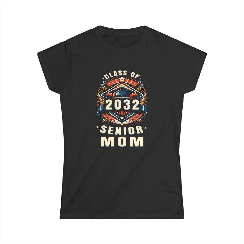 Proud Mom Class of 2032 Mom 2032 Graduate Senior Mom 2032 Shirts for Women Machine Wash Dry Clean Hand Wash Proud Mom Class of 2032 Mom 2032 Graduate Senior Mom 2032 Shirts for Women Machine Wash Dry Clean Hand Wash