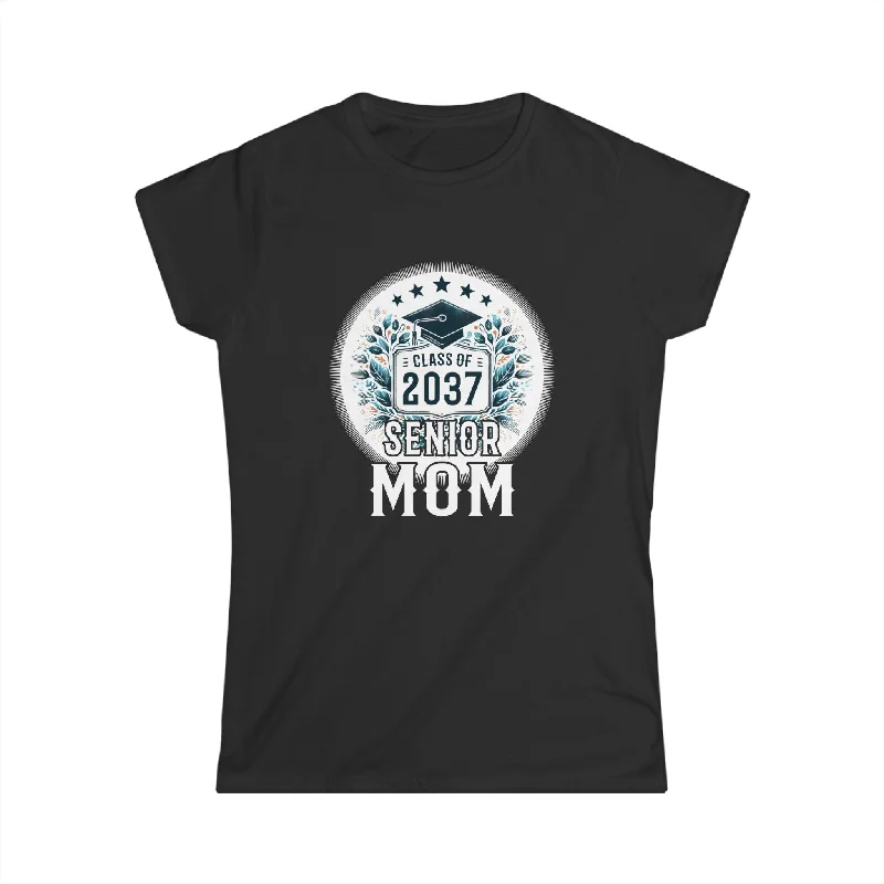 Proud Mom of 2037 Senior Class of 37 Proud Mom 2037 Womens T Shirts Jersey Fabric Tulle Fabric Batik Fabric Proud Mom of 2037 Senior Class of 37 Proud Mom 2037 Womens T Shirts Jersey Fabric Tulle Fabric Batik Fabric