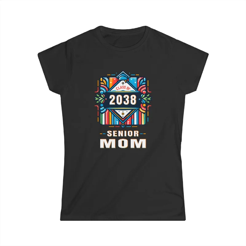 Proud Mom of a Class of 2038 Graduate 2038 Senior Mom 2038 Womens T Shirt Anti-Pilling Machine Wash Handmade Proud Mom of a Class of 2038 Graduate 2038 Senior Mom 2038 Womens T Shirt Anti-Pilling Machine Wash Handmade