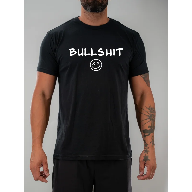 Salty Savage Unisex "BULLSHIT" OG Smile Tee Polka Dot Checkered Tartan