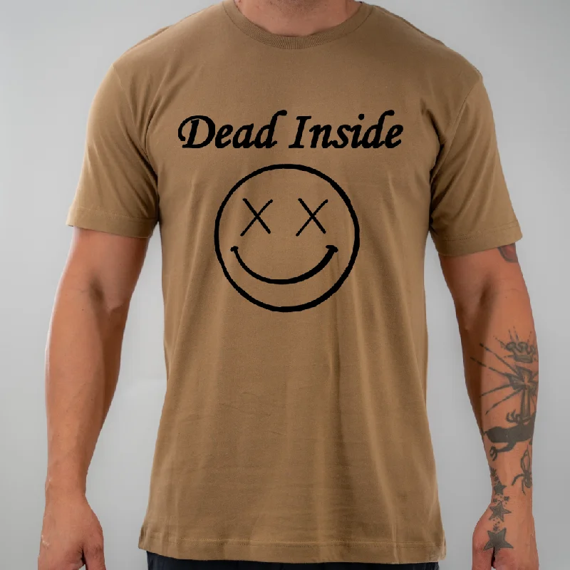 Salty Savage Unisex "Dead Inside" 100% Cotton Tee Front Pockets Side Pockets Patch Pockets Salty Savage Unisex "Dead Inside" 100% Cotton Tee Front Pockets Side Pockets Patch Pockets
