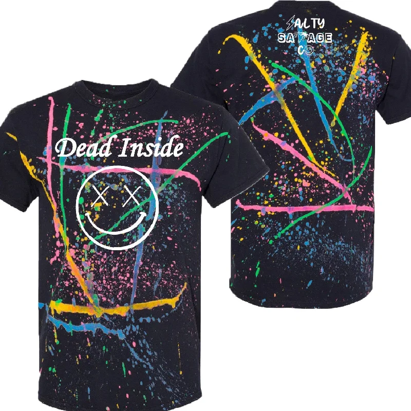 Black Rainbow Splatter