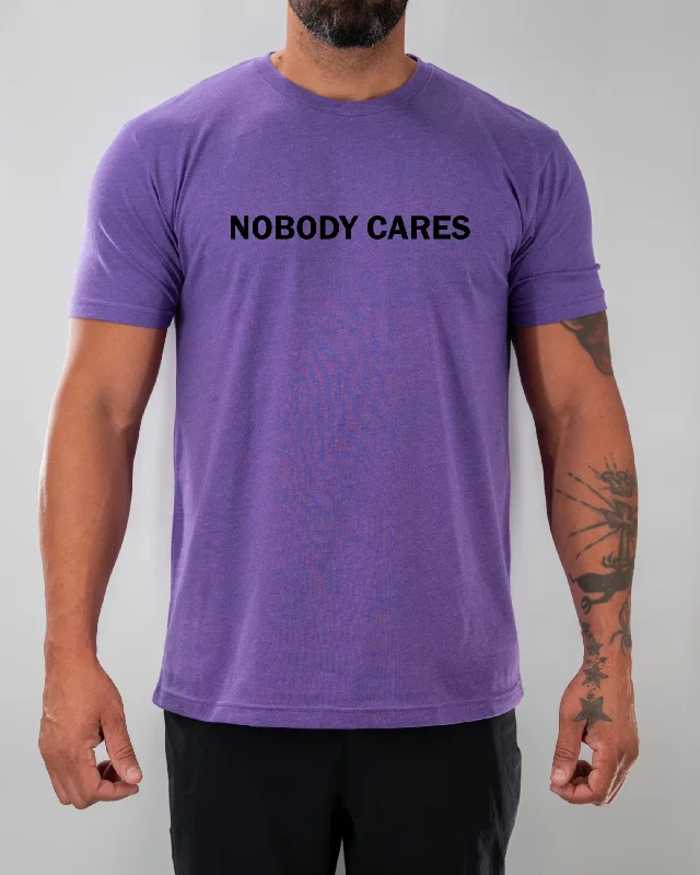 Salty Savage Unisex "NOBODY CARES" Tee Terry Blend Velvet Blend Canvas Blend