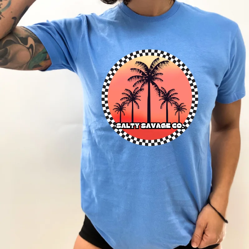 Salty Savage Unisex "Paradise" 100% Cotton Tee Cotton Fabric Linen Fabric Terry Fabric Salty Savage Unisex "Paradise" 100% Cotton Tee Cotton Fabric Linen Fabric Terry Fabric