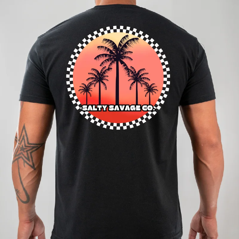 Salty Savage Unisex "Paradise" Tee Iron Safe Non-Iron Wrinkle Free