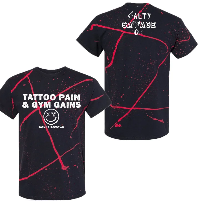 Black Red Splatter