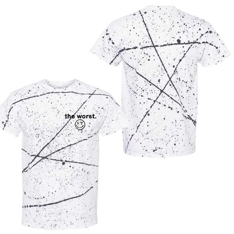 White Black Splatter