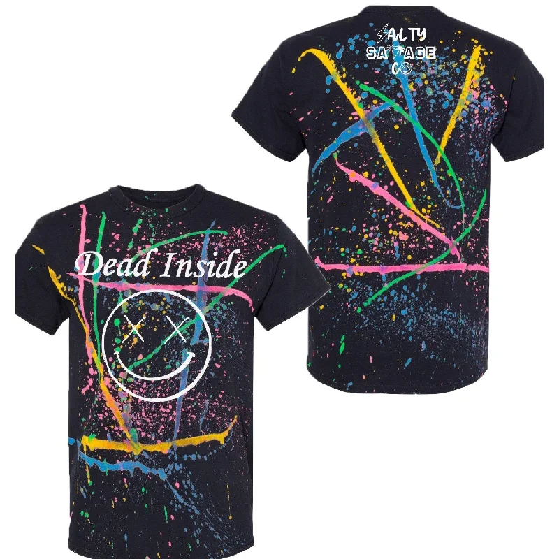 Black Rainbow Splatter