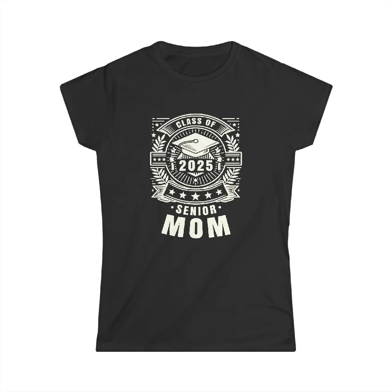 Senior 2025 Class of 2025 for College High School Senior Mom Womens Shirts Handmade Hand-knitted Hand-woven Senior 2025 Class of 2025 for College High School Senior Mom Womens Shirts Handmade Hand-knitted Hand-woven