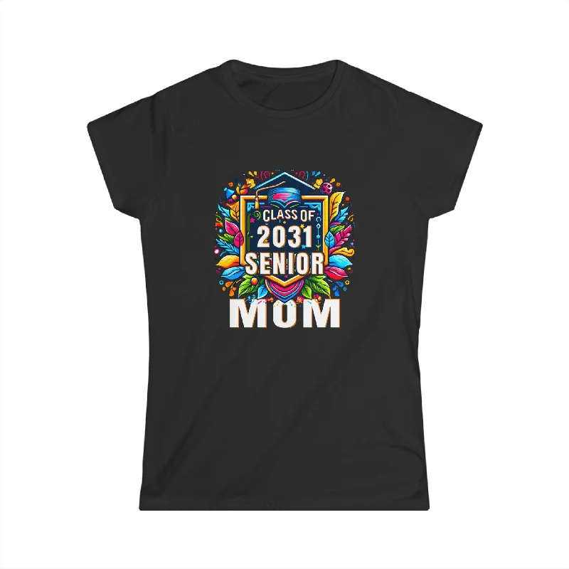 Senior 2031 Class of 2031 Seniors Graduation 2031 Senior Mom Womens Shirt Mesh Fabric Canvas Fabric Denim Fabric Senior 2031 Class of 2031 Seniors Graduation 2031 Senior Mom Womens Shirt Mesh Fabric Canvas Fabric Denim Fabric