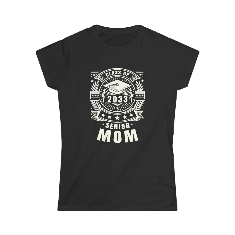 Senior 2033 Class of 2033 for College High School Senior Mom Womens T Shirt Chenille Blend Fleece Blend Nylon Blend Senior 2033 Class of 2033 for College High School Senior Mom Womens T Shirt Chenille Blend Fleece Blend Nylon Blend
