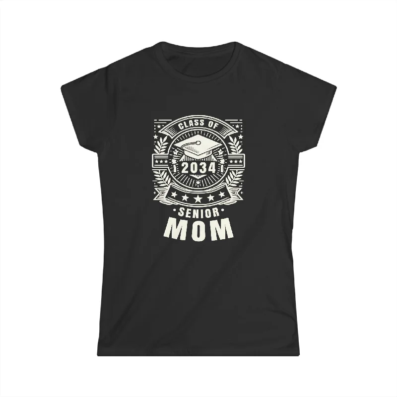 Senior 2034 Class of 2034 for College High School Senior Mom Womens T Shirts Terry Blend Velvet Blend Canvas Blend Senior 2034 Class of 2034 for College High School Senior Mom Womens T Shirts Terry Blend Velvet Blend Canvas Blend
