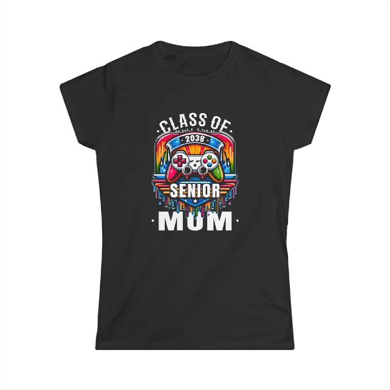Senior 2038 Mom Graduate Cute Class of 2038 Shirt 2038 Shirts for Women Hooded Caped Shawl Collar Senior 2038 Mom Graduate Cute Class of 2038 Shirt 2038 Shirts for Women Hooded Caped Shawl Collar